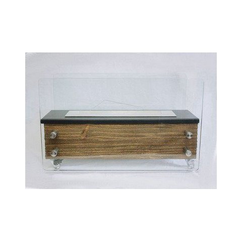 Lareira Ecológica a Álcool ou Etanol Rústica 68cm