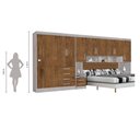 Ver imagem 4 de Guarda-roupas Modulado Georgia Queen Ja Avelã / Jequitibá