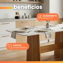Ver imagem 6 de Conjunto Sala de Jantar Mesa 1,60m Maira 6 Cadeiras Milano Viero