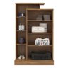 Armario Multiuso Porta Livros 2p Elite C/ Chave - Nanda Decor:amendola/off White - 3