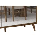 Ver imagem 4 de Balcão Buffet Retrô com Espelho Delta 3 Portas Malbec