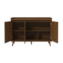 Ver imagem 5 de Balcão Buffet Retrô com Espelho Delta 3 Portas Malbec