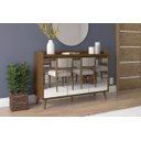 Ver imagem 2 de Balcão Buffet Retrô com Espelho Delta 3 Portas Malbec