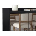 Ver imagem 3 de Balcão Buffet Retrô com Espelho Delta 3 Portas Preto