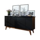 Ver imagem 2 de Buffet 4 Portas Classic Retrô Imcal Preto