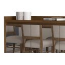 Ver imagem 3 de Buffet Aparador Retrô com Espelho Delux 3 Portas Malbec