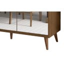 Ver imagem 4 de Buffet Aparador Retrô com Espelho Delux 3 Portas Malbec