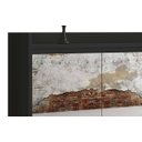 Ver imagem 3 de Buffet Aparador Retrô com Espelho Clássico 3 Portas Preto