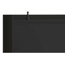 Ver imagem 3 de Buffet Aparador Retrô Clássico 3 Portas Preto