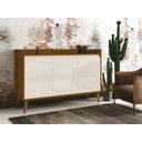 Ver imagem 3 de Balcão Buffet Retrô Delta 3 Portas Freijó com Off-White