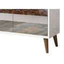 Ver imagem 4 de Buffet Aparador Retrô com Espelho Delux 3 Portas Branco Gloss