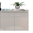 Ver imagem 3 de Balcão Buffet Retrô Delta 3 Portas Branco Gloss