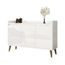 Ver imagem 1 de Buffet Aparador Retrô Delux 3 Portas Branco Gloss