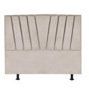 Ver imagem 3 de Cabeceira Estofada Bélgica 160cm Queen Size para Cama Box Quarto Suede Bege - Gat Magazine