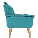 Ver imagem 4 de Poltrona Opala Laura para Amamentação Decorativa Tecido Suede Para, Quarto,sala de Estar, Recepção P