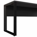 Ver imagem 3 de Mesa de Escritório Retangular Plataforma de Trabalho Moderno 120cm Preto F5 Office