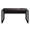 Ver imagem 4 de Mesa de Escritório Retangular Plataforma de Trabalho Moderno 120cm Preto F5 Office