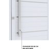 Porta de Alumínio Pivotante Lambri 215cm X 105cm com Friso e Puxador de 80cm Lucasa Ideale - 3