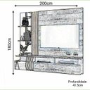 Ver imagem 3 de Painel Home Theater Bello DJ Móveis para TV até 55 Polegadas Demolição Off White