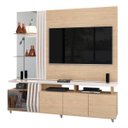 Ver imagem 2 de Rack com Painel Donna DJ Móveis para TV até 55 Polegadas Duna Off White