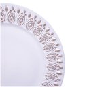 Ver imagem 3 de Sousplat Decorativo Branco Com Flores Em Rose 33cm