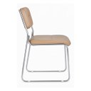 Ver imagem 3 de Cadeira Interlocutor Estofada Denver - Cor Fendi - 30406