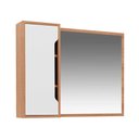 Ver imagem 1 de Espelheira de Banheiro Bn3645 80x60cm Amêndoa-branco - Tecno Mobili