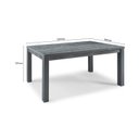 Ver imagem 3 de Mesa Rústica de Jantar 4 Lugares 120cm x 90cm - Cinza