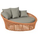 Ver imagem 1 de Chaise Hungria Pintura Fendi Corda Náutica E8 Trama Original Terra Cota