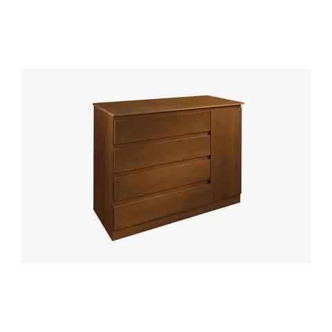 Comoda 045 com Sapateira 4 Gavetas com 1 Porta 045 Valverde Moveis Canion