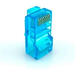 1.000 Conectores Rj45 Utp Cat5E/6 Banho De Ouro Cabo De Rede - 2