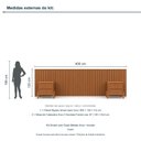 Ver imagem 3 de Kit Smart com Duas Mesas Arco Principal Incolar Cedro