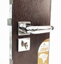 Ver imagem 1 de fechadura Porta banheiro lavabo 823/09 quadrada cromada
