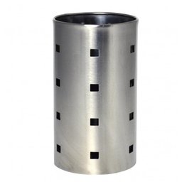 Porta Talheres Inox Vazado Utensílios de Cozinha Mimostyle - 1
