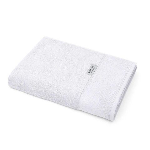 Toalha Avulsa Rosto Kazzavip 100% Algodão Nobre Jacquard Limoges 50cm 80cm Branco