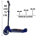 Ver imagem 3 de Patinete Infantil 3 Rodas Ajustavel com Led Homem Aranha