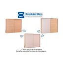 Ver imagem 3 de Guarda Roupa Casal 2 Portas de Correr e 4 Gavetas Ph 1806 Carvalho Nature/off White - Herval