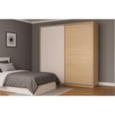 Ver imagem 6 de Guarda Roupa Casal 2 Portas de Correr e 4 Gavetas Ph 1806 Carvalho Nature/off White - Herval