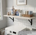 Ver imagem 3 de Prateleira 70x30 MDF 15mm Off White 30x70 Arrigo Móveis