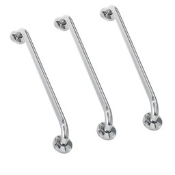 Alça de Apoio Barra 60cm Kit 3 Unidades Inox Cadeirante Idoso Deficiente Banheiro Segurança Acessibi - 1
