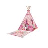 Conjunto 3 Cabana Tenda Infantil Lens Vermelho e Rosa Menino e Menina - 5