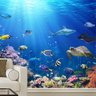Papel de Parede 3D Oceano Peixes - Papel de Parede Paisagem - 1