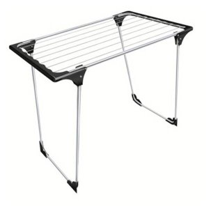 Varal De Chão Malta - Aço - Prata - Com Abas - Secalux - 0,90 X 1,39 X 0,56 - A/L/P (M)