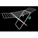 Ver imagem 1 de Varal De Chão Napoles - Aço - Branco - Secalux - Com Abas - 0,85 X 0,48 X 0,49 - A/L/P (M)