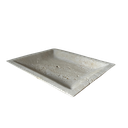 Ver imagem 2 de Gamela Quadrada Borda Chanfrada Mármore Travertino Romano Bruto 30x30cm