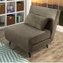 Ver imagem 1 de Sofá Cama Solteiro com Almofada Chick Somopar