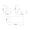 Ver imagem 4 de Sofá Cama Solteiro com Almofada Chick Somopar