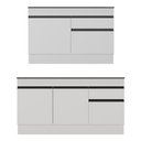 Ver mais imagens de Kit Balcão de Cozinha para Pia 150cm e Balcão 120cm Veneza Multimóveis Mp2286
