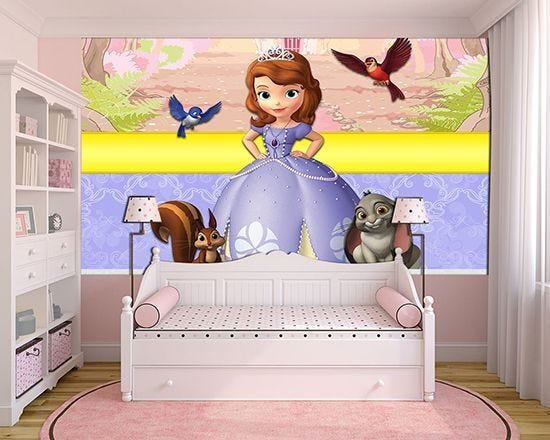Jogo de cama infantil princesa sofia