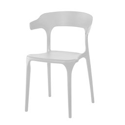 4x Cadeira de Jantar Garden Luxo Branca - Kit - 2